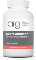 Allergy Research Group MicroChitosan Supplement - Chitosan Chitosan Oligosaccharide Cleansing Support Binder Enhanced Detoxification 1800mg Vegetarian Pills - 60 Count