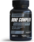 PrimeGENIX Bone Complex – Advanced Bone Strength Supplement for Men 40+ with MCHA Calcium Vitamin D3 K2 Magnesium and Zinc – Supports Bone Density and Active Lifestyles – 120 Capsules