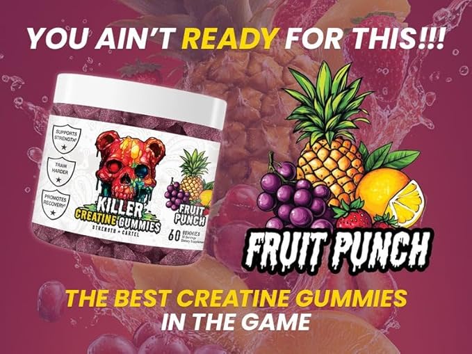 STRENGTH CARTEL Creatine Gummies - Fruit Punch