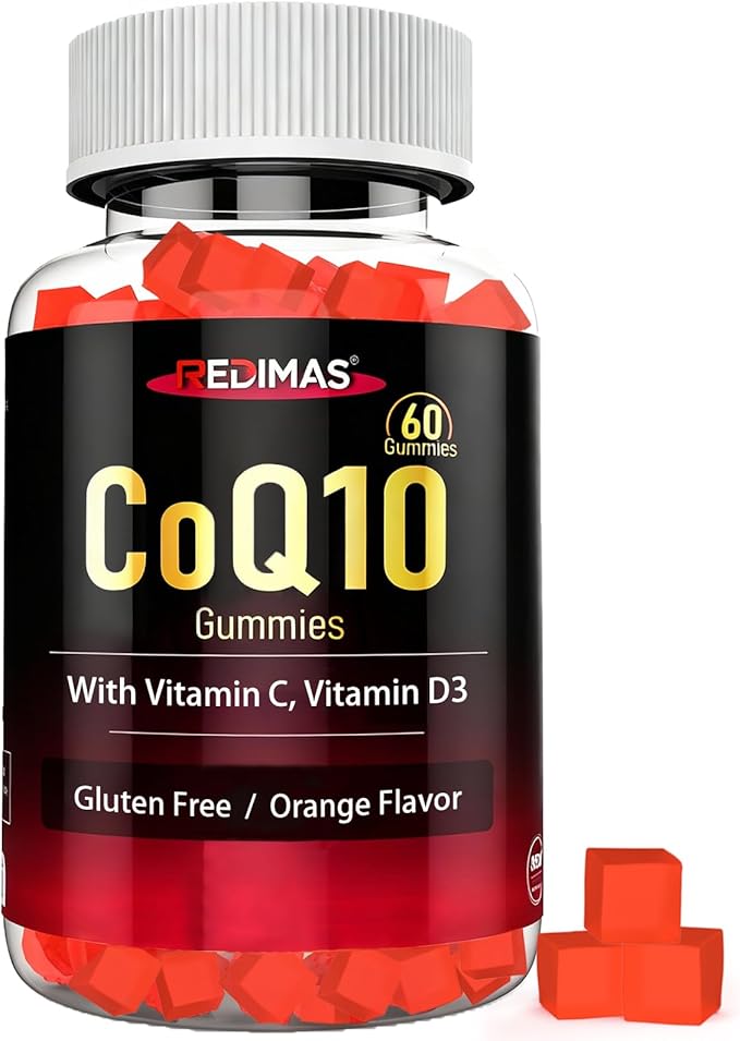 CoQ10 Gummies for Adults Fruit Flavored 60 Gummies