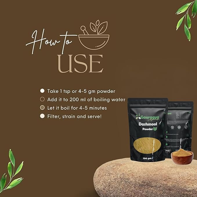 Generic DD Ayurveda Dashmool Powder | 400 gm | Dasamoola | Kwath