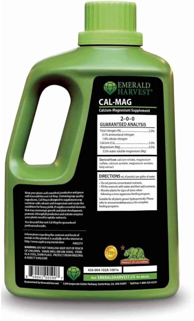 Emerald Harvest 723950 Cal-Mag Calcium-Magnesium Supplement 0.95 L