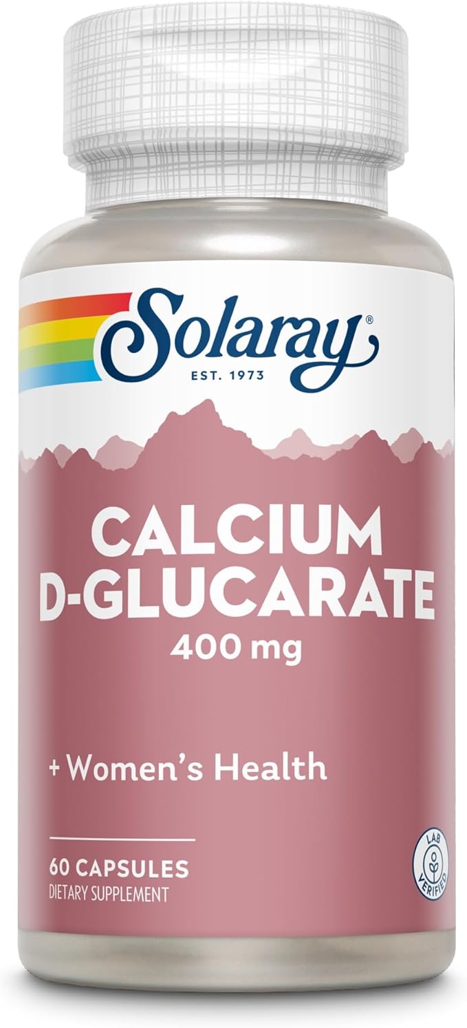 Solaray Calcium D-Glucarate Capsule (Btl-Plastic) 400mg | 60ct