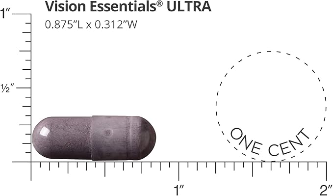 Dr. Whitaker's Vision Essentials Ultra with Lutein | Comprehensive Support with Just One Daily Pill for Macula &amp Retina Health Eye Strain Ocular Pressure Digital Eye Fatigue Mood Support and M