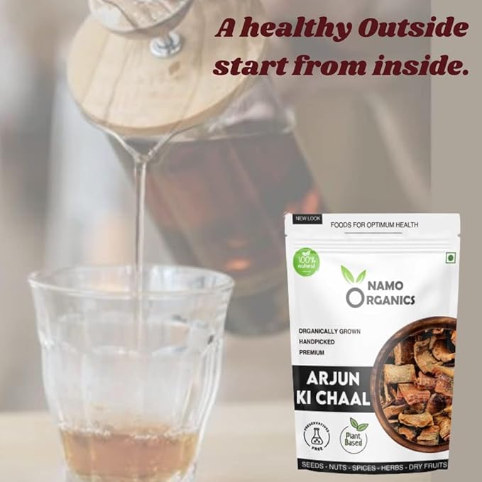 Arjun ki Chaal Whole Herb (Terminalia Arjuna) 100% Arjun Bark Roots (400gm) - by pharmacylife