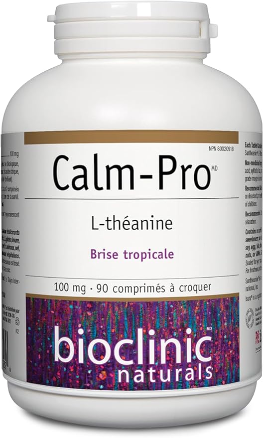 Bioclinic Calm Pro Chewable Tablets 90 Count