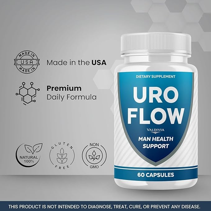 Valdivia (5 Pack UroFlow Capsules – All Natural UroFlow Supplement Pills for Maximum Strength Premium URO Flow Official Reviews (300 Capsules)