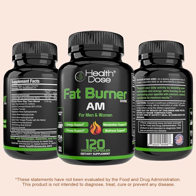 Health Dose AM Dietary Supplement Softgels Daily Morning Formula with Carefully Selected Ingredients Designed to Complement a Balanced Lifestyle and Wellness Routine 120 Softgels Each Pack of 2