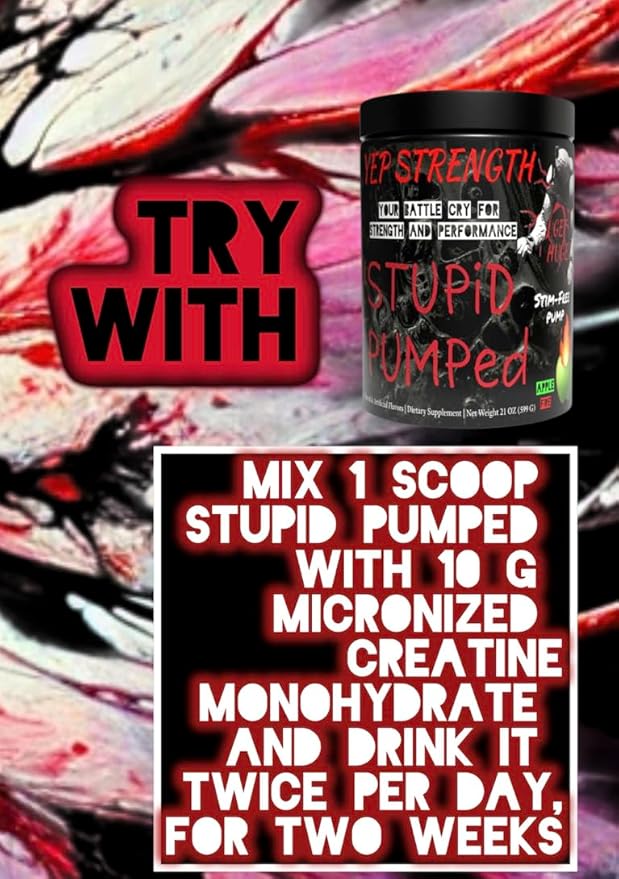 YEP Get Huge Micronized Creatine Monohydrate - Fast-Absorbing Ultra-Filtered Micronized Creatine Monohydrate Powder - Unflavored - 500 Grams / 100 Servings