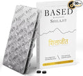 Based Shilajit | Pure Shilajit Tablets with Max Potency Energy &amp Immune Support for Men and Women | Rich in Fulvic Acid and 85+ Trace Minerals 60 Tablets