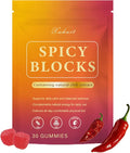 Spicy Blocks for Couples-with Chili Pepper  Maca Root &amp Epimedium Extract | Supports Emotional Warmth &amp Daily Comfort | Peach Flavor Mild Spicy Kick Vegan-Friendly No Artificial Additives
