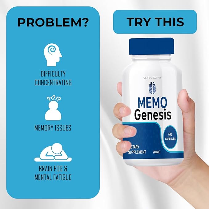 Memo Genesis - MemoGenesis Capsules (2 Pack 120 Capsules)