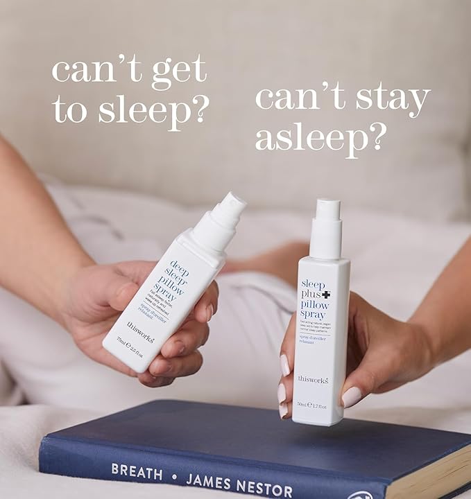 This Works Sleep Plus Pillow Spray 50 ml - Motion-Activated Sleep Spray Infused with Lavender Camomile and Vetivert - Science-Backed Pillow Spray Designed to Aid Restless Sleepers
