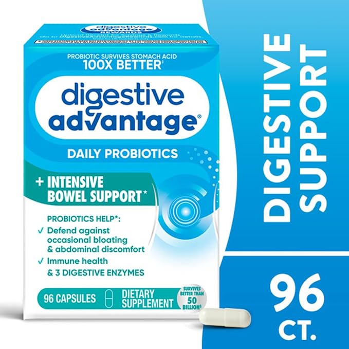 Digestive Advantage Intensive Bowel Support 96 Capsules (Pack of 3)