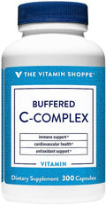 The Vitamin Shoppe Buffered C Complex Antioxidant That Supports Immu... - Premium Quality Health Support | 300 Capsules | Daily Wellness