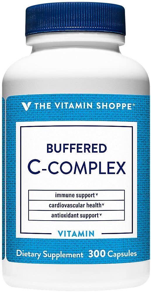 The Vitamin Shoppe Buffered C Complex Antioxidant That Supports Immu... - Premium Quality Health Support | 300 Capsules | Daily Wellness