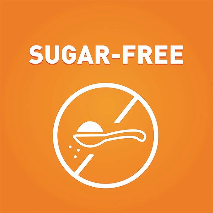 CITRUCEL Sugar Free Fiber Powder for Occasional Constipation Relief Methylcellulose Fiber Powder Orange Flavor - 32 Ounces