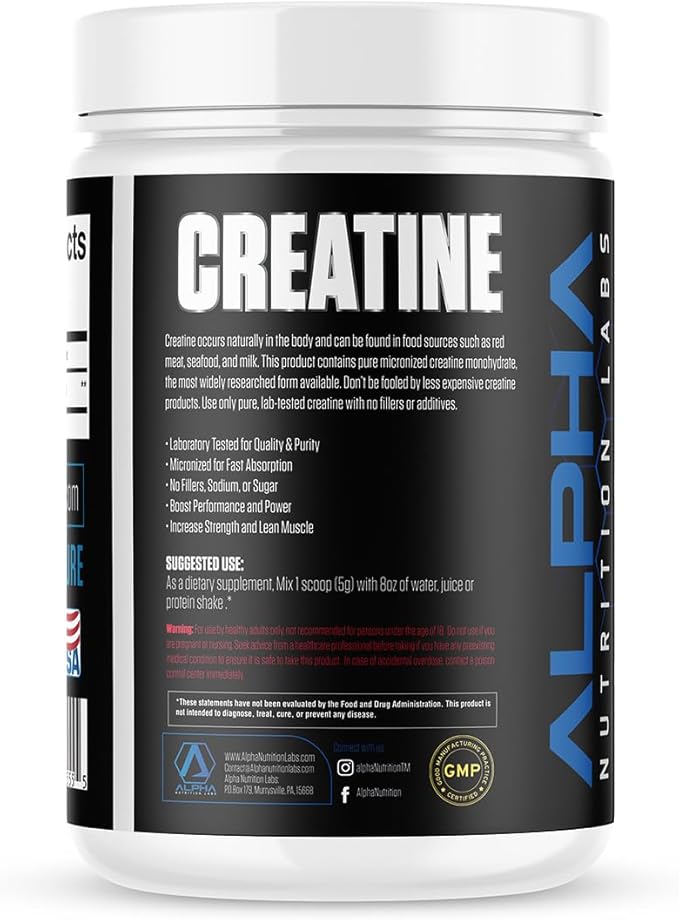 Micronized Creatine Powder Unflavored 500g