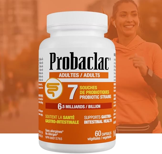 Probaclac Probiotics for Adults – Daily Gut Health &amp Immune Support Relieves Bloating &amp Supports Digestive Balance – 60 Shelf-Stable Capsules Dairy &amp Gluten Free(60)