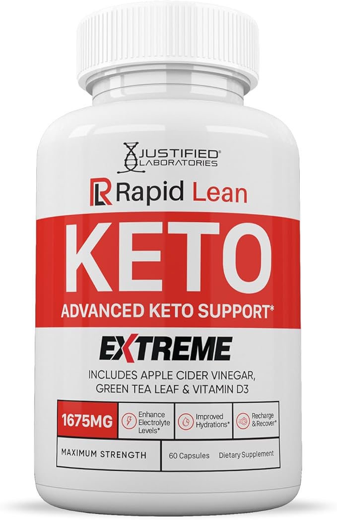 (10 Pack) Rapid Lean Keto ACV Extreme Pills 1675MG Keto Support Blend Capsule Alternative to Keto ACV Gummies Formulated with Apple Cider Vinegar Extra Virgin Olive Oil Powder Green Tea 600 Capsules