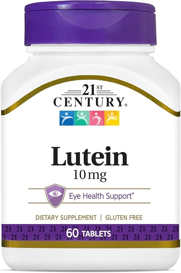 21st Century Lutein 10 mg Tablets 60 Tablets (3) - Buy Packs and Save (Pack of 3)