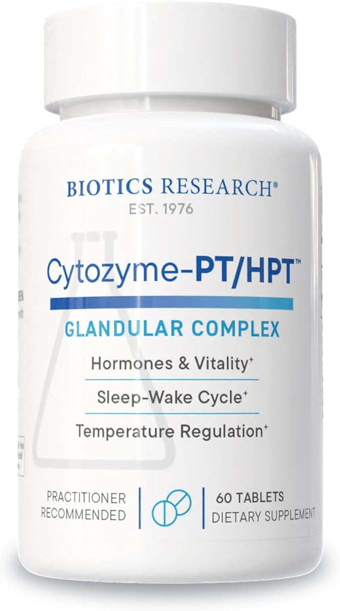 Biotics Research Cytozyme PT HPT Lamb Pituitary/Hypothalamus Complex Supports Function of The Pituitary Gland and Hypothalamus Adrenal Health Brain Boost 60 Tablets