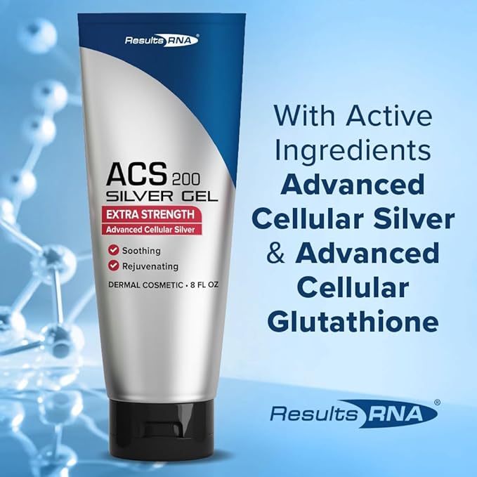 Results RNA - ACS 200 Silver-Glutathione Gel – Advanced Cellular Colloidal Silver Gel for Wound Care &amp Superior Dermal Healing. (15 oz)