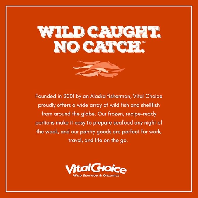 Vital Choice MSC Wild Alaskan Sockeye Salmon Oil Dietary Supplement 180 Softgels