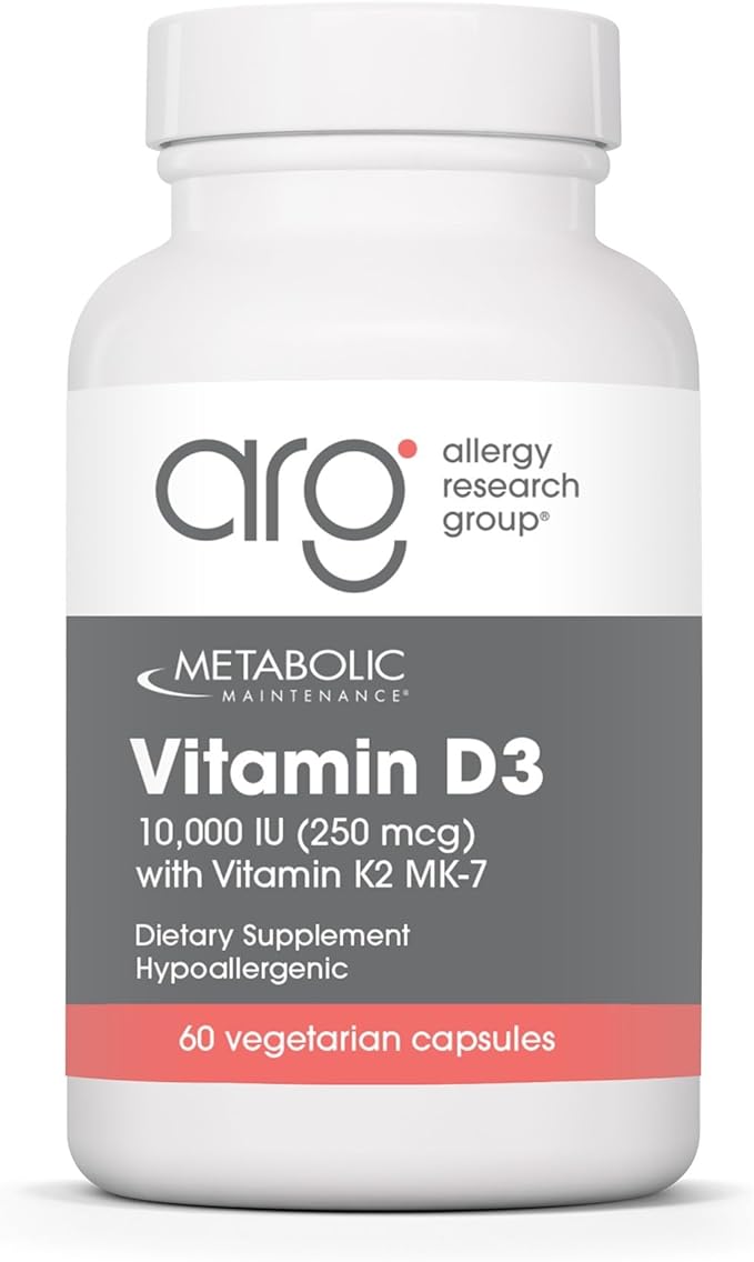 Metabolic Maintenance Vitamin D3 10000 IU - Delivers 250 mcg Vitamin D3 - Supports Bone Strength Immune Balance &amp Mood Wellness - 90 Servings - 90 Capsules