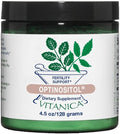 Vitanica Optinositol - Ovulation Support with Myo-Inositol &amp D-Chiro Inositol - Women's Health Supplement with 4000 mg Myo-Inositol Powder &amp 100 mg D Chiro Inositol - Pro Logo - 4.4 Oz