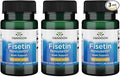 Swanson Fisetin Molecularly Similar to Apigenin Luteolin and Quercetin 100 Milligrams 30 Veg Capsules (3 Pack)