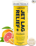 1Above Jet Lag Relief Tablets - Citrus-Flavored Effervescent Multivitamin with Pycnogenol Travel Supplement for Hydration Energy Immune Support and Faster Recovery - Flight Essential 10 Tablets