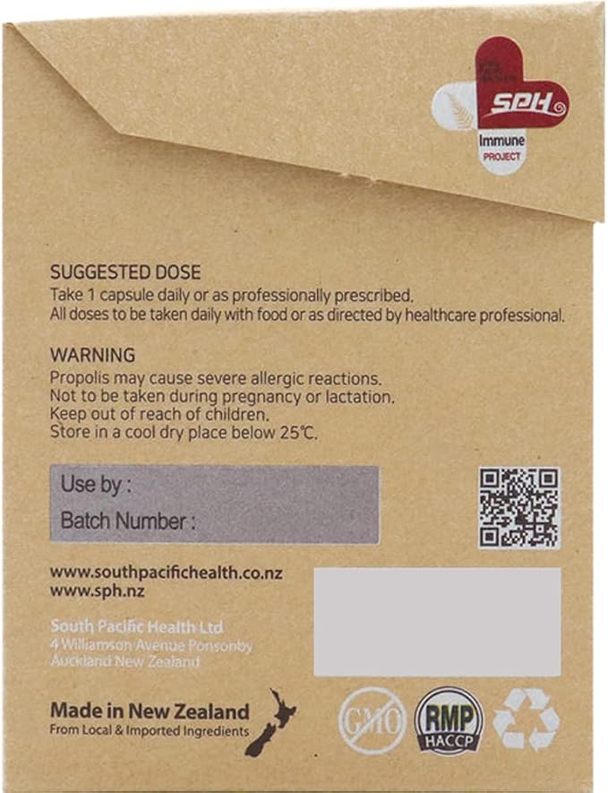 SPH 100% Pure Propolis 5000 Flavonoid 70mg 180 Capsules (1)