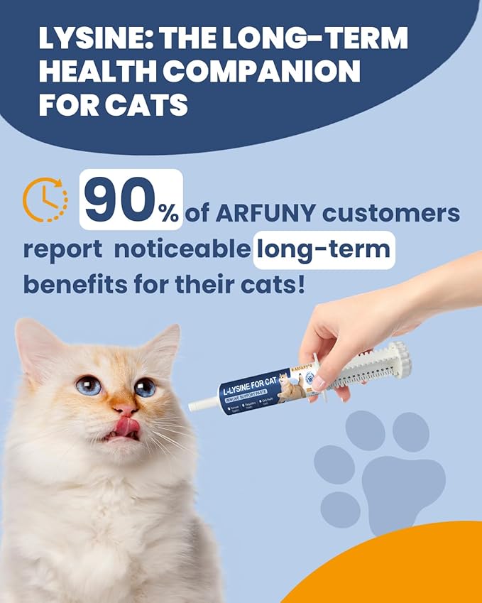 Cat Lysine Powder &amp Cat Lysine Paste Immune System Normal Eye Function and Respiratory Health