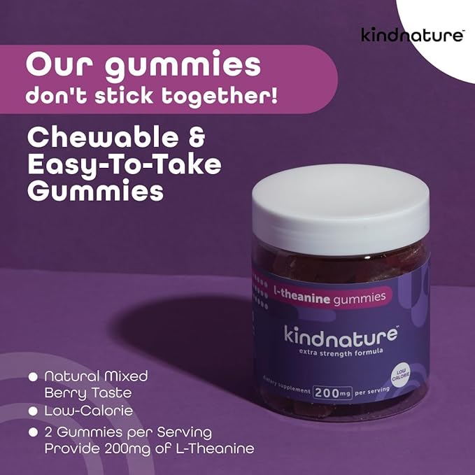 Kids Omega &amp KINDNATURE L-Theanine Bundle - Smart Growth + Calm Balance for Kids &amp Families