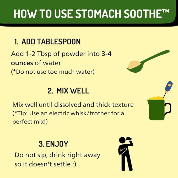 Soothe Naturals Acid Reflux Powder - L Glutamine for Gut Health Acid Reflux Medicine Leaky Gut Repair Gut Lining Repair Alginate for Acid Reflux (30 Servings)