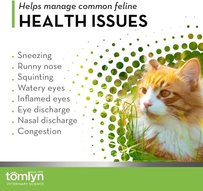 Tomlyn Immune Support Daily L-Lysine Supplement Fish-Flavored Lysine Powder for Cats and Kittens 4 Pack