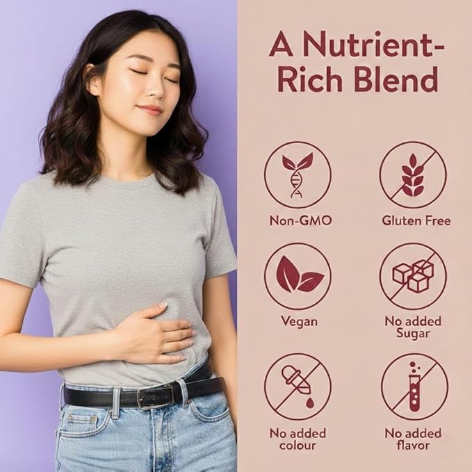 Advanced Unique Blend Of 5 Digestive Fiber Probiotics For Bowel Health Reduce Constipation Gas Bloating Weight Control Unflavored - 15 Sachets (Pack Of 1)