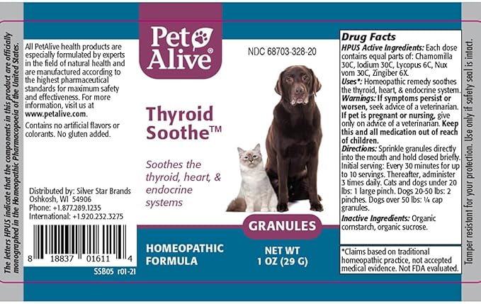 PetAlive Thyroid Soothe Granules 2 Pack