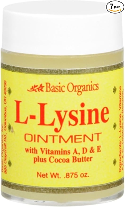 Basic Organics L-Lysine Ointment 0.87 oz (Pack of 7)