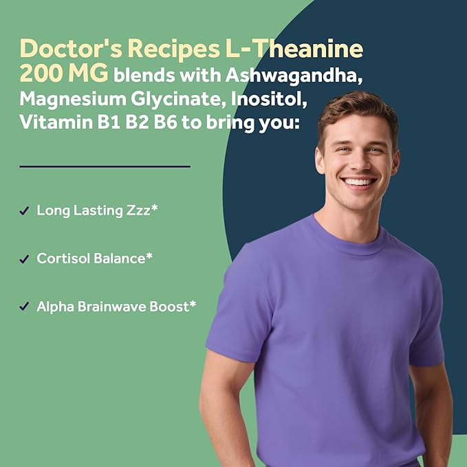 Doctor's Recipes Women’s Probiotic &amp L-Theanine 200 mg