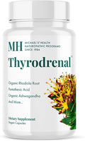 Michael's Health Naturopathic Programs Thyrodrenal - 120 Vegan Capsules - Supports Thyroid &amp Adrenal Health - With Vitamin C - 60 Servings
