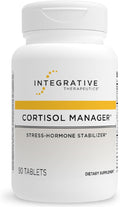 Integrative Therapeutics Cortisol Manager - Balance Cortisol &amp Support Relaxation for Restful Sleep* - Includes Ashwagandha &amp L-Theanine for Confidence with Less Stress* - 90 Tablets (45 Servi