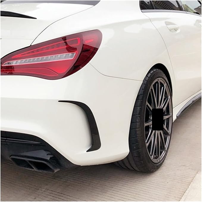 6Pcs Carbon Car Bumper Splitter Spoiler Side Air Vent Canard Trim Kit Compatible for Benz CLA CLA200 220 250 260 2016-2019 binbin06792 store