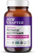 New Chapter Postnatal Vitamins Lactation Supplement Complete Multivitamin with Fermented Vitamin D3 + B Vitamins Made with Organic Vegetables &amp Herbs Non-GMO Ingredients 96 Count