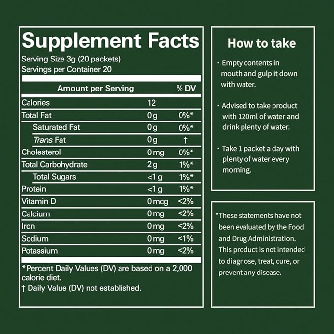 Digestive Enzymes with Kamut - 1000000 Units Amylase per Pouch Supports Carbs Protein &amp Gluten Breakdown After-Meal Digestive Support 20 Pouches