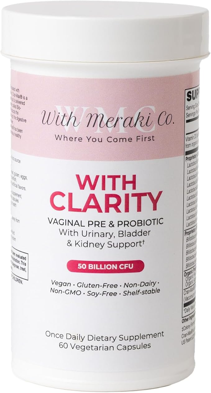 with Clarity Pre/Probiotic with Vaginal and Urinary Support