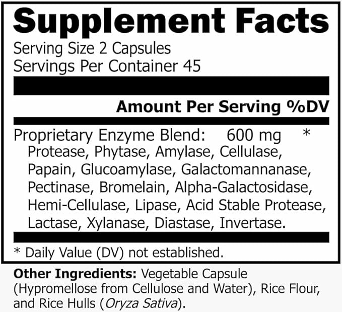 Maximizer Enzyme Supplement 90 caps.