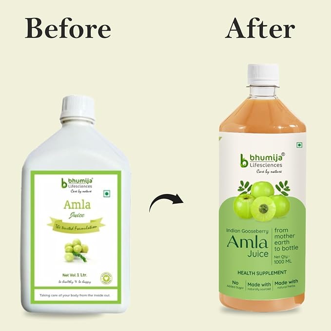 Bhumija Lifesciences Amla Juice (Sugar Free) - 1 Liter