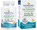 Nordic Naturals Ultimate Omega Plant Based Vitamin with Vitamin D3+K2-60 Vegetarian Soft Gels - 1210 mg Omega-3s Plus 2000 IU D3 and 90 mcg K2 - Promotes Brain Health - Non GMO - 30 Servings